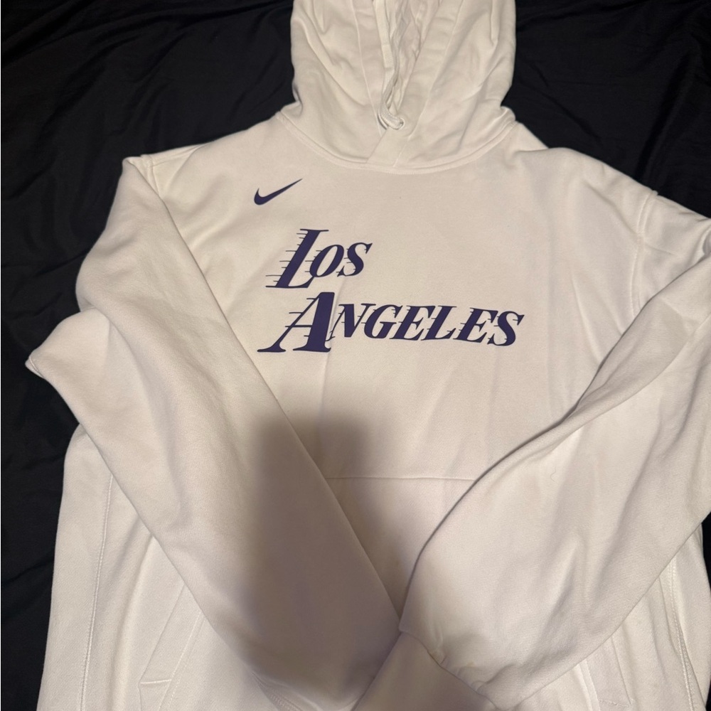 White Los Angeles Lakers Hoodie